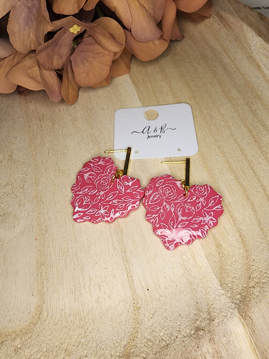 White Flower hearts