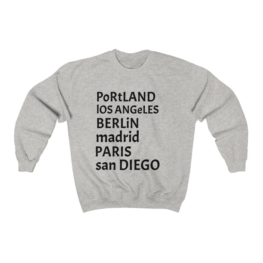 My City-Unisex Heavy Blend™ Crewneck Sweatshirt