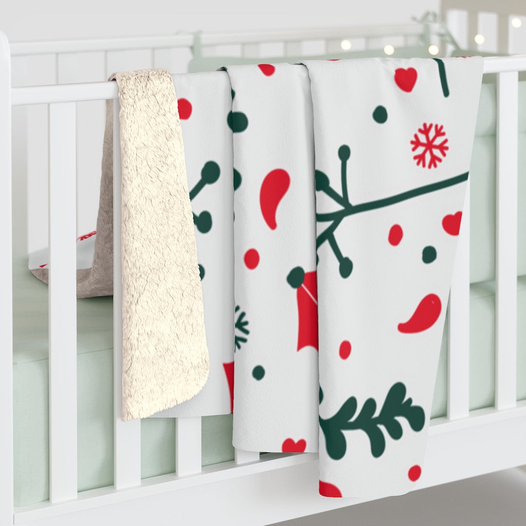 Holiday-Sherpa Fleece Blanket