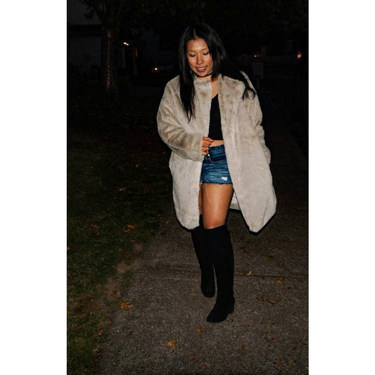 ITS A VIBE FAUX COAT