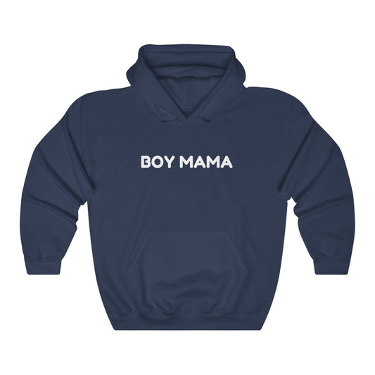 Boy Mama-Hooded Sweatshirt